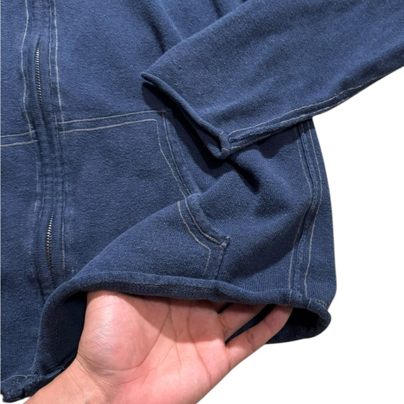 2000s Sovereign Code Raw Hem Zip Up - Picture 3 of 4